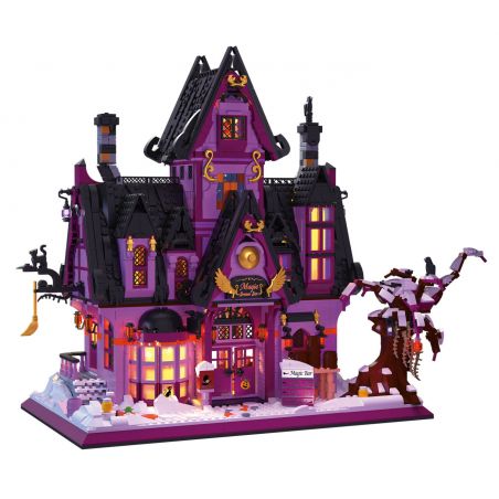 ZHEGAO 612019 THANH CHỔI MA THUẬT bộ đồ chơi xếp lắp ráp ghép mô hình MAGIC BROOMSTICK 2639 khối