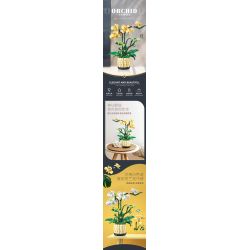 JIESTAR JJ9067 9067 CHẬU CÂY PHONG LAN bộ đồ chơi xếp lắp ráp ghép mô hình Creator ORCHID GRACE Sáng Tạo 971 khối