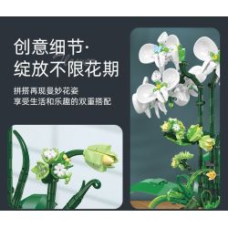 JIESTAR JJ9067 9067 CHẬU CÂY PHONG LAN bộ đồ chơi xếp lắp ráp ghép mô hình Creator ORCHID GRACE Sáng Tạo 971 khối