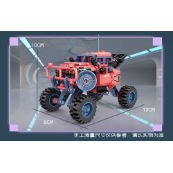 Bozhi 81062 MÁY KHOA HỌC VIỄN TƯỞNG bộ đồ chơi xếp lắp ráp ghép mô hình Military Army COMPOSITE DEFORMATION Quân Sự Bộ Đội 760 khối