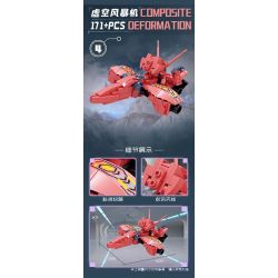 Bozhi 81062 MÁY KHOA HỌC VIỄN TƯỞNG bộ đồ chơi xếp lắp ráp ghép mô hình Military Army COMPOSITE DEFORMATION Quân Sự Bộ Đội 760 khối