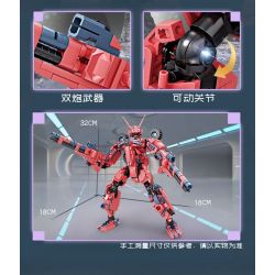 Bozhi 81062 MÁY KHOA HỌC VIỄN TƯỞNG bộ đồ chơi xếp lắp ráp ghép mô hình Military Army COMPOSITE DEFORMATION Quân Sự Bộ Đội 760 khối