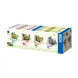 ZHEGAO 957004 NAM CHÂM TỦ LẠNH VUI NHỘN 4 LOẠI bộ đồ chơi xếp lắp ráp ghép mô hình Arts & Crafts 669 khối