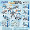 ZHEGAO 912021 MÔ HÌNH POLAR GUARDIAN 4 bộ đồ chơi xếp lắp ráp ghép mô hình