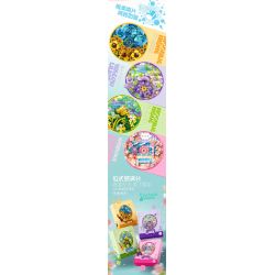 SEMBO 611097 GIAI ĐIỆU HOA TRONG NHÀ BẢN TÌNH CA ÁNH SÁNG bộ đồ chơi xếp lắp ráp ghép mô hình Arts & Crafts FLOWER MOVEMENT 348 khối