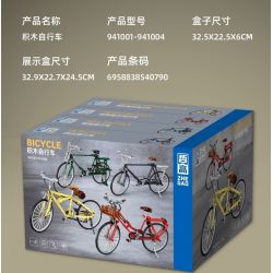 ZHEGAO 941002 BÀI XE ĐẠP bộ đồ chơi xếp lắp ráp ghép mô hình Technic MAIL BICYCLE Kỹ Thuật Công Nghệ Cao Mô Hình Phương Tiện 285 khối