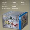ZHEGAO 941002 BÀI XE ĐẠP bộ đồ chơi xếp lắp ráp ghép mô hình Technic MAIL BICYCLE Kỹ Thuật Công Nghệ Cao Mô Hình Phương Tiện 285 khối