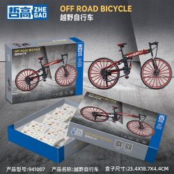ZHEGAO 941007 XE ĐẠP ĐỊA HÌNH bộ đồ chơi xếp lắp ráp ghép mô hình Technic OFF ROAD BICYCLE Kỹ Thuật Công Nghệ Cao Mô Hình Phương Tiện 258 khối