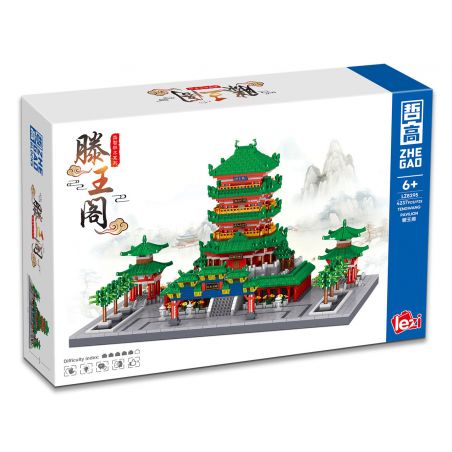 ZHEGAO LZ8295 8295 TENGWANG PAVILION bộ đồ chơi xếp lắp ráp ghép mô hình Creator Sáng Tạo 4237 khối