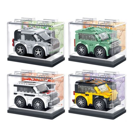 GAOMISI T1066 1066 XE THỂ THAO MINI 4 MẪU bộ đồ chơi xếp lắp ráp ghép mô hình Racers Đua Tốc Độ 473 khối