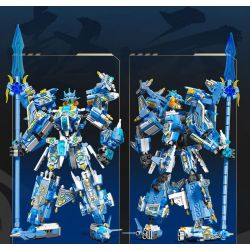 SEMBO 103335 CƠ GIÁP THÉP GENDAN TIANZHAO YUN bộ đồ chơi xếp lắp ráp ghép mô hình 1029 khối