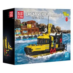 MouldKing 10080 Mould King 10080 XUỒNG CỨU SINH ĐA NĂNG NA UY bộ đồ chơi xếp lắp ráp ghép mô hình City NORWEGIAN MULTI-FUNCTIONAL LIFEBOAT Thành Phố 462 khối