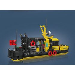 MouldKing 10080 Mould King 10080 XUỒNG CỨU SINH ĐA NĂNG NA UY bộ đồ chơi xếp lắp ráp ghép mô hình City NORWEGIAN MULTI-FUNCTIONAL LIFEBOAT Thành Phố 462 khối