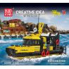 MouldKing 10080 Mould King 10080 XUỒNG CỨU SINH ĐA NĂNG NA UY bộ đồ chơi xếp lắp ráp ghép mô hình City NORWEGIAN MULTI-FUNCTIONAL LIFEBOAT Thành Phố 462 khối