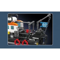 MouldKing 10081 Mould King 10081 TÀU CỨU HỘ ĐA NĂNG CỦA ANH bộ đồ chơi xếp lắp ráp ghép mô hình City BRITISH MULTI-FUNCTIONAL RESCUE BOAT Thành Phố 364 khối