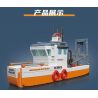 MouldKing 10083 Mould King 10083 TÀU ĐÁNH CÁ bộ đồ chơi xếp lắp ráp ghép mô hình City FISHING BOAT Thành Phố 420 khối