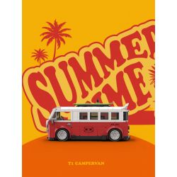 HAPPY BUILD SHINEYU XINYU PANGU PRO BLOCKS PB8807 8807 XE CẮM TRẠI T1 bộ đồ chơi xếp lắp ráp ghép mô hình Racers SUMMER TIME T1 CAMPERVAN Đua Tốc Độ
