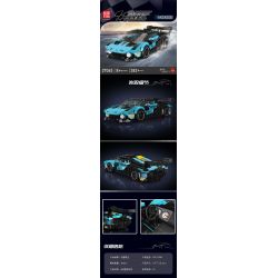 MouldKing 27065 Mould King 27065 LAMBORGHINI ESSANZE SCV12 bộ đồ chơi xếp lắp ráp ghép mô hình Racers Đua Tốc Độ 383 khối