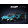 MouldKing 27065 Mould King 27065 LAMBORGHINI ESSANZE SCV12 bộ đồ chơi xếp lắp ráp ghép mô hình Racers Đua Tốc Độ 383 khối