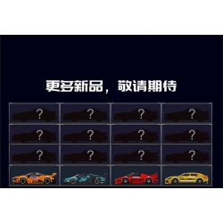 MouldKing 27065 Mould King 27065 LAMBORGHINI ESSANZE SCV12 bộ đồ chơi xếp lắp ráp ghép mô hình Racers Đua Tốc Độ 383 khối