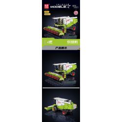 MouldKing 17014 17014S Mould King 17014 17014S MÁY GẶT bộ đồ chơi xếp lắp ráp ghép mô hình Technic HARVESTER Kỹ Thuật Công Nghệ Cao Mô Hình Phương Tiện 1265 khối