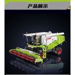 MouldKing 17014 17014S Mould King 17014 17014S MÁY GẶT bộ đồ chơi xếp lắp ráp ghép mô hình Technic HARVESTER Kỹ Thuật Công Nghệ Cao Mô Hình Phương Tiện 1265 khối