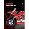DOUBLE HEIGHT 60516 DUCATI DKDI-V2 tỷ lệ 1:8 bộ đồ chơi xếp lắp ráp ghép mô hình Technic Kỹ Thuật Công Nghệ Cao Mô Hình Phương Tiện 626 khối