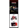 DOUBLE HEIGHT 60516 DUCATI DKDI-V2 tỷ lệ 1:8 bộ đồ chơi xếp lắp ráp ghép mô hình Technic Kỹ Thuật Công Nghệ Cao Mô Hình Phương Tiện 626 khối