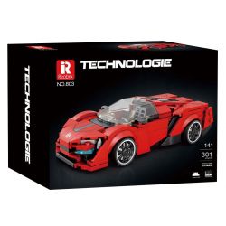 REOBRIX 803 LYKAN bộ đồ chơi xếp lắp ráp ghép mô hình Speed Champions Racing Cars Đua Xe Công Thức 301 khối