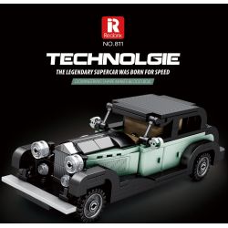 REOBRIX 811 XE CỔ BENTLEY 8 LÍT bộ đồ chơi xếp lắp ráp ghép mô hình Speed Champions Racing Cars BENTLEY 8 LITRE Đua Xe Công Thức 249 khối