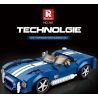 REOBRIX 812 RẮN HỔ MANG SHELBY bộ đồ chơi xếp lắp ráp ghép mô hình Speed Champions Racing Cars SHELBY COBRA Đua Xe Công Thức 312 khối