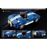 REOBRIX 812 RẮN HỔ MANG SHELBY bộ đồ chơi xếp lắp ráp ghép mô hình Speed Champions Racing Cars SHELBY COBRA Đua Xe Công Thức 312 khối