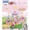 ZHEGAO 921010 CÔNG CHÚA WINDSOR LÂU ĐÀI THIÊN THẦN 4 KẾT HỢP bộ đồ chơi xếp lắp ráp ghép mô hình Girl Con Gái 328 khối