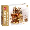 JIESTAR 57016 THƯ VIỆN CHÂU THỜI TRUNG CỔ bộ đồ chơi xếp lắp ráp ghép mô hình Creator LIBRARY EUROPEAN Sáng Tạo 3294 khối