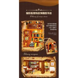 JIESTAR 57016 THƯ VIỆN CHÂU THỜI TRUNG CỔ bộ đồ chơi xếp lắp ráp ghép mô hình Creator LIBRARY EUROPEAN Sáng Tạo 3294 khối