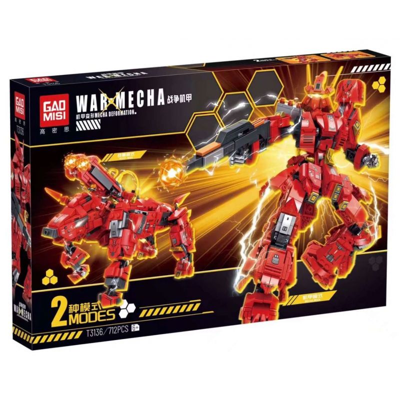 GAOMISI T3136 3136 CHIẾN TRANH bộ đồ chơi xếp lắp ráp ghép mô hình 712 khối