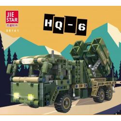 JIESTAR 58141 XE KÉO HQ-6 bộ đồ chơi xếp lắp ráp ghép mô hình Technic Kỹ Thuật Công Nghệ Cao Mô Hình Phương Tiện 622 khối