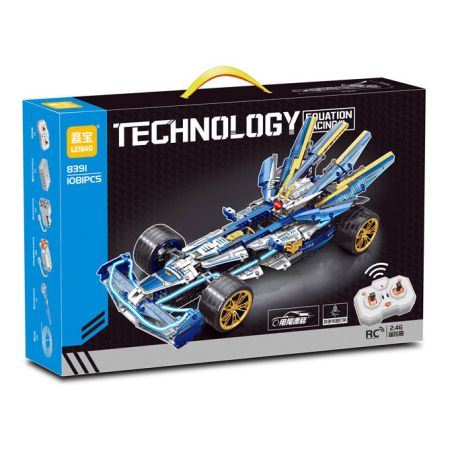 LEIBAO 8391 CÔNG NGHỆ ĐUA XE THỨC MÀU XANH bộ đồ chơi xếp lắp ráp ghép mô hình Technic Kỹ Thuật Công Nghệ Cao Mô Hình Phương Tiện 1081 khối