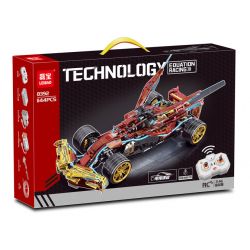 LEIBAO 8392 CÔNG NGHỆ ĐUA XE THỨC ĐỎ bộ đồ chơi xếp lắp ráp ghép mô hình Technic Kỹ Thuật Công Nghệ Cao Mô Hình Phương Tiện 1144 khối