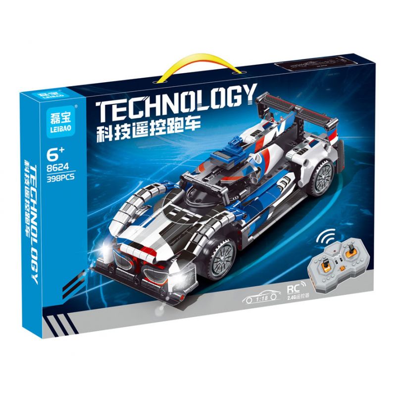 LEIBAO 8624 2.4G 1:18-PHIÊN BẢN Ô TÔ ĐIỀU KHIỂN CÔNG NGHỆ TỪ XA tỷ lệ 1:18 bộ đồ chơi xếp lắp ráp ghép mô hình Technic Kỹ Thuật Công Nghệ Cao Mô Hình Phương Tiện 398 khối