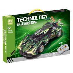 LEIBAO 8625 2.4G 1:18-PHIÊN BẢN Ô TÔ ĐIỀU KHIỂN CÔNG NGHỆ TỪ XA tỷ lệ 1:18 bộ đồ chơi xếp lắp ráp ghép mô hình Technic Kỹ Thuật Công Nghệ Cao Mô Hình Phương Tiện 403 khối