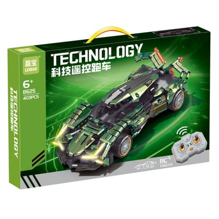 LEIBAO 8625 2.4G 1:18-PHIÊN BẢN Ô TÔ ĐIỀU KHIỂN CÔNG NGHỆ TỪ XA tỷ lệ 1:18 bộ đồ chơi xếp lắp ráp ghép mô hình Technic Kỹ Thuật Công Nghệ Cao Mô Hình Phương Tiện 403 khối