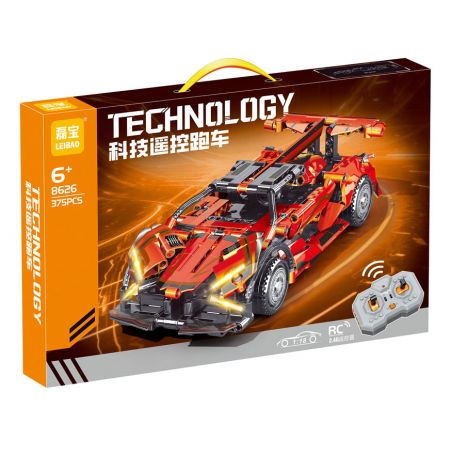 LEIBAO 8626 2.4G 1:18-PHIÊN BẢN Ô TÔ ĐIỀU KHIỂN CÔNG NGHỆ TỪ XA tỷ lệ 1:18 bộ đồ chơi xếp lắp ráp ghép mô hình Technic Kỹ Thuật Công Nghệ Cao Mô Hình Phương Tiện 375 khối
