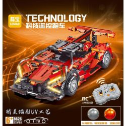 LEIBAO 8626 2.4G 1:18-PHIÊN BẢN Ô TÔ ĐIỀU KHIỂN CÔNG NGHỆ TỪ XA tỷ lệ 1:18 bộ đồ chơi xếp lắp ráp ghép mô hình Technic Kỹ Thuật Công Nghệ Cao Mô Hình Phương Tiện 375 khối