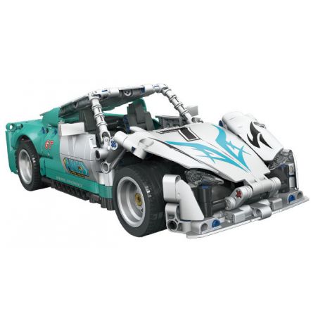 JIESTAR 58121 XE KÉO LÙI ARCFOX bộ đồ chơi xếp lắp ráp ghép mô hình Technic Kỹ Thuật Công Nghệ Cao Mô Hình Phương Tiện 581 khối