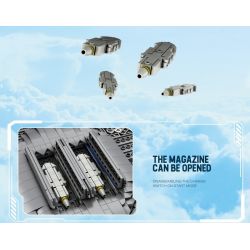 REOBRIX 33038 MÁY BAY NÉM BOM B2 bộ đồ chơi xếp lắp ráp ghép mô hình Military Army B2 BOMBER Quân Sự Bộ Đội 2063 khối