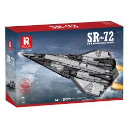 JMBRICKLAYER 60012 REOBRIX 33039 MÁY BAY TRINH SÁT SR-72 bộ đồ chơi xếp lắp ráp ghép mô hình Military Army SR-72 RECONNAISSANCE AIRCRAFT Quân Sự Bộ Đội 2071 khối