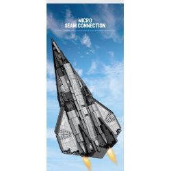 JMBRICKLAYER 60012 REOBRIX 33039 MÁY BAY TRINH SÁT SR-72 bộ đồ chơi xếp lắp ráp ghép mô hình Military Army SR-72 RECONNAISSANCE AIRCRAFT Quân Sự Bộ Đội 2071 khối