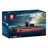 JMBRICKLAYER 61518 REOBRIX 33049 TÀU NGẦM TẤN CÔNG HẠT NHÂN LỚP LOS ANGELES tỷ lệ 1:125 bộ đồ chơi xếp lắp ráp ghép mô hình Military Army LOS ANGELES-CLASS SSN 1:125 Quân Sự Bộ Đội 2988 khối