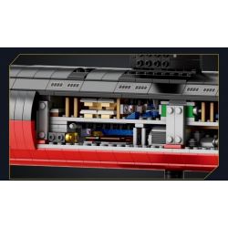 JMBRICKLAYER 61518 REOBRIX 33049 TÀU NGẦM TẤN CÔNG HẠT NHÂN LỚP LOS ANGELES tỷ lệ 1:125 bộ đồ chơi xếp lắp ráp ghép mô hình Military Army LOS ANGELES-CLASS SSN 1:125 Quân Sự Bộ Đội 2988 khối